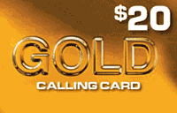 Gold Calling Card $20