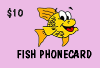 Fish Phone Card $10 - International Calling Cards