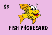 Fish Phone Card $5 - International Calling Cards