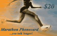 Marathon Phonecard $20 - International Calling Cards