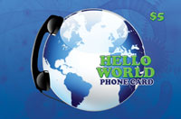 Hello World Phone Card $5 - International Calling Cards