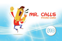 Mr Calls Phone Card $10 - International Calling Cards