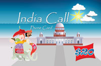 India Call $20 - International Calling Cards